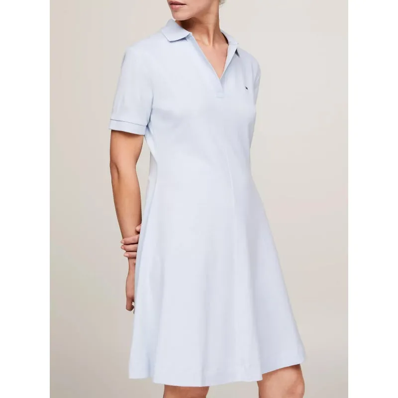 Robe polo ample bleu clair femme - Tommy Hilfiger | wimod