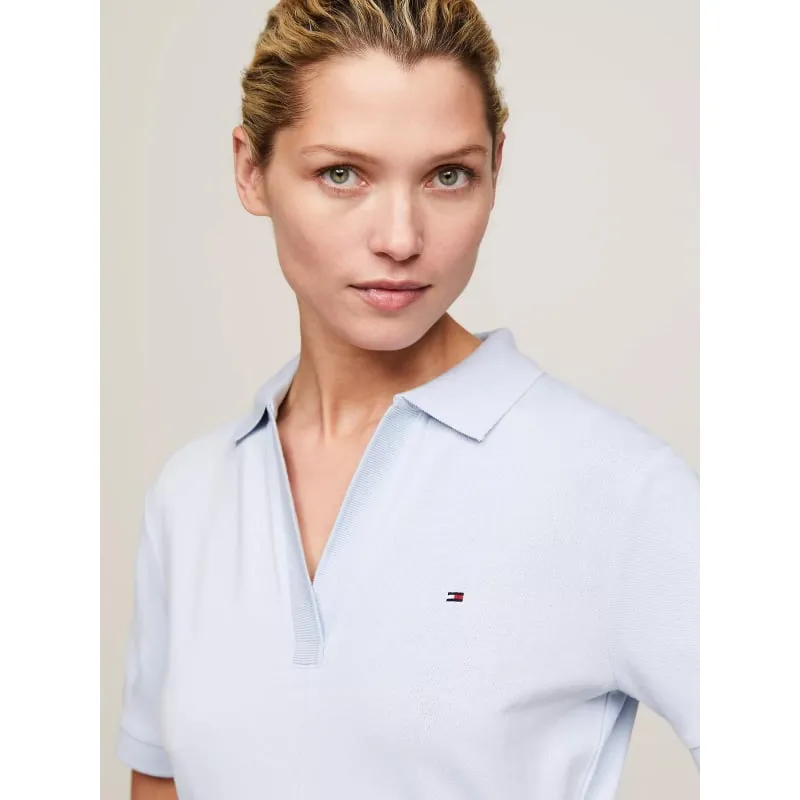 Robe polo ample bleu clair femme - Tommy Hilfiger | wimod