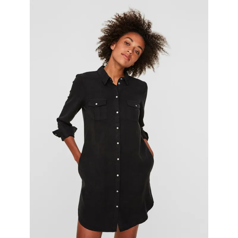 Robe polo core essentials blanc femme - Lacoste | wimod