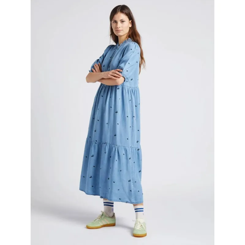 Robe rosita stone bleu femme - La Petite Etoile | wimod