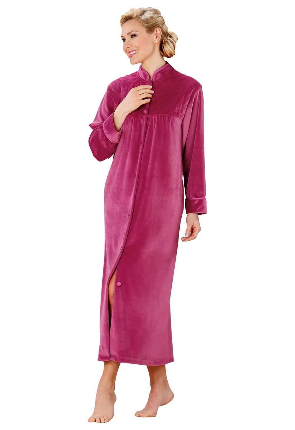 Robe de chambre maille velours