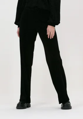 second female pantalon large sacha trousers en noir