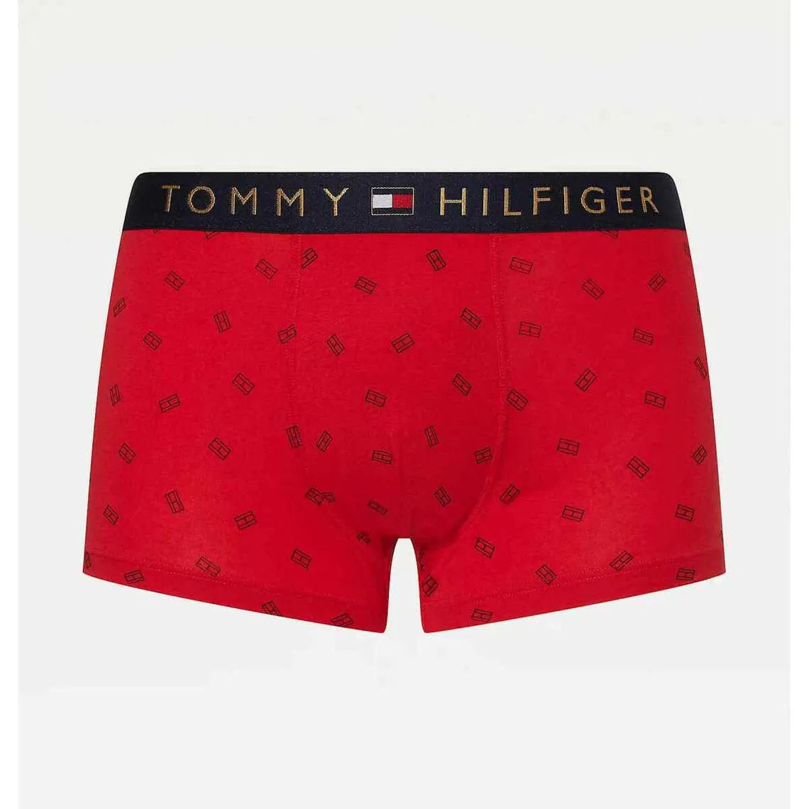 Set boxer logote & paire de chaussettes - Rouge Tommy Hilfiger Underwear en coton Tommy Hilfiger Underwear - Boxer & Shorty Homm