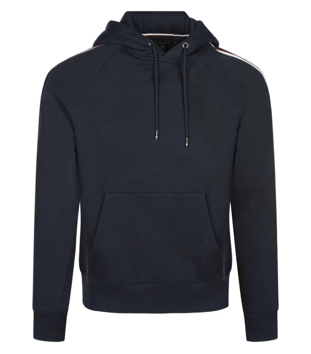 Sweat à capuche avec des manches longues Tommy Hilfiger bleu marine