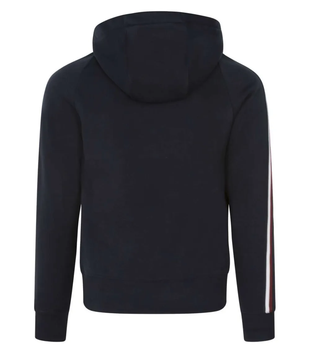 Sweat à capuche avec des manches longues Tommy Hilfiger bleu marine