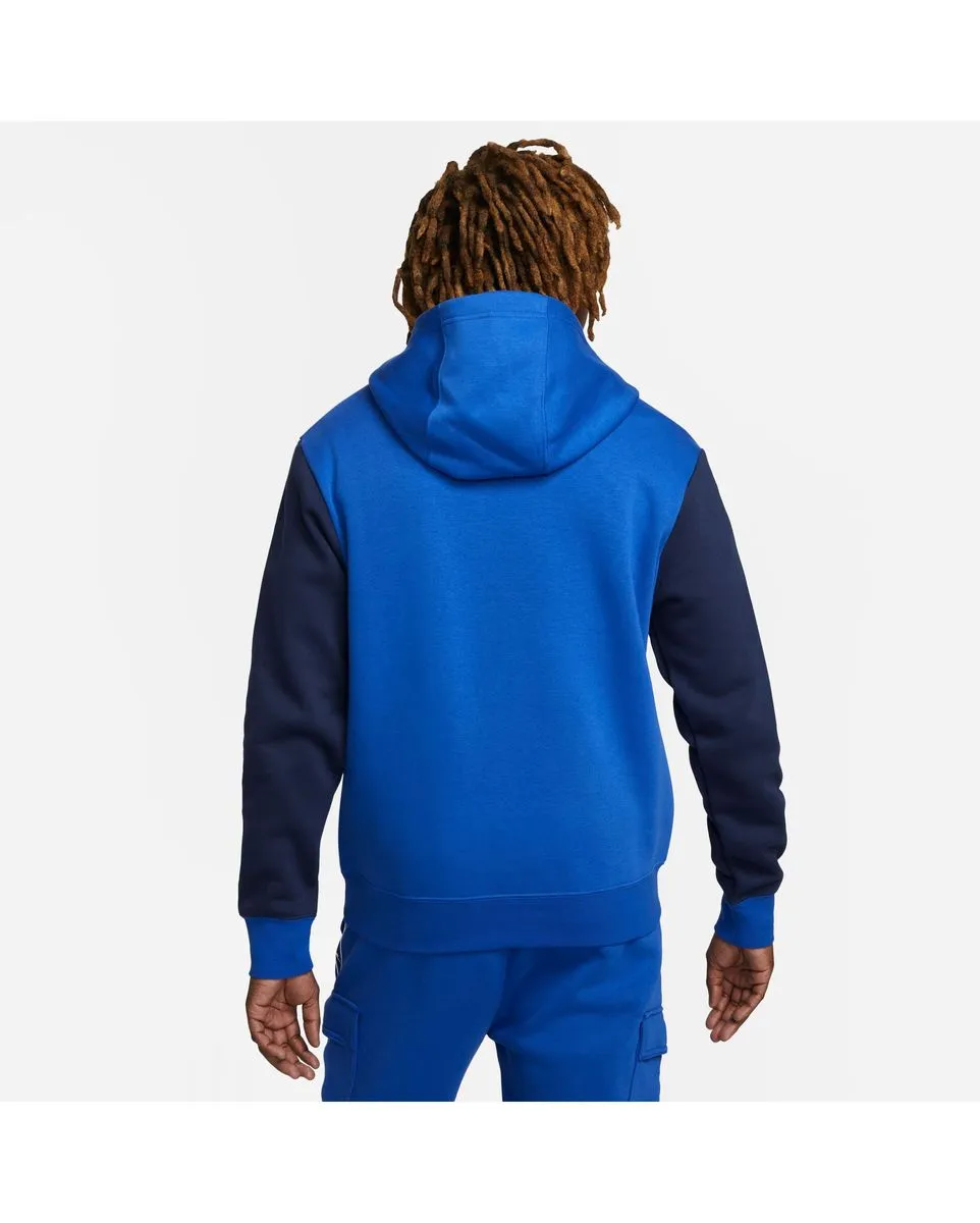 Sweat à capuche manches longues Homme M NSW REPEAT SW FLC PO HOOD BB Bleu