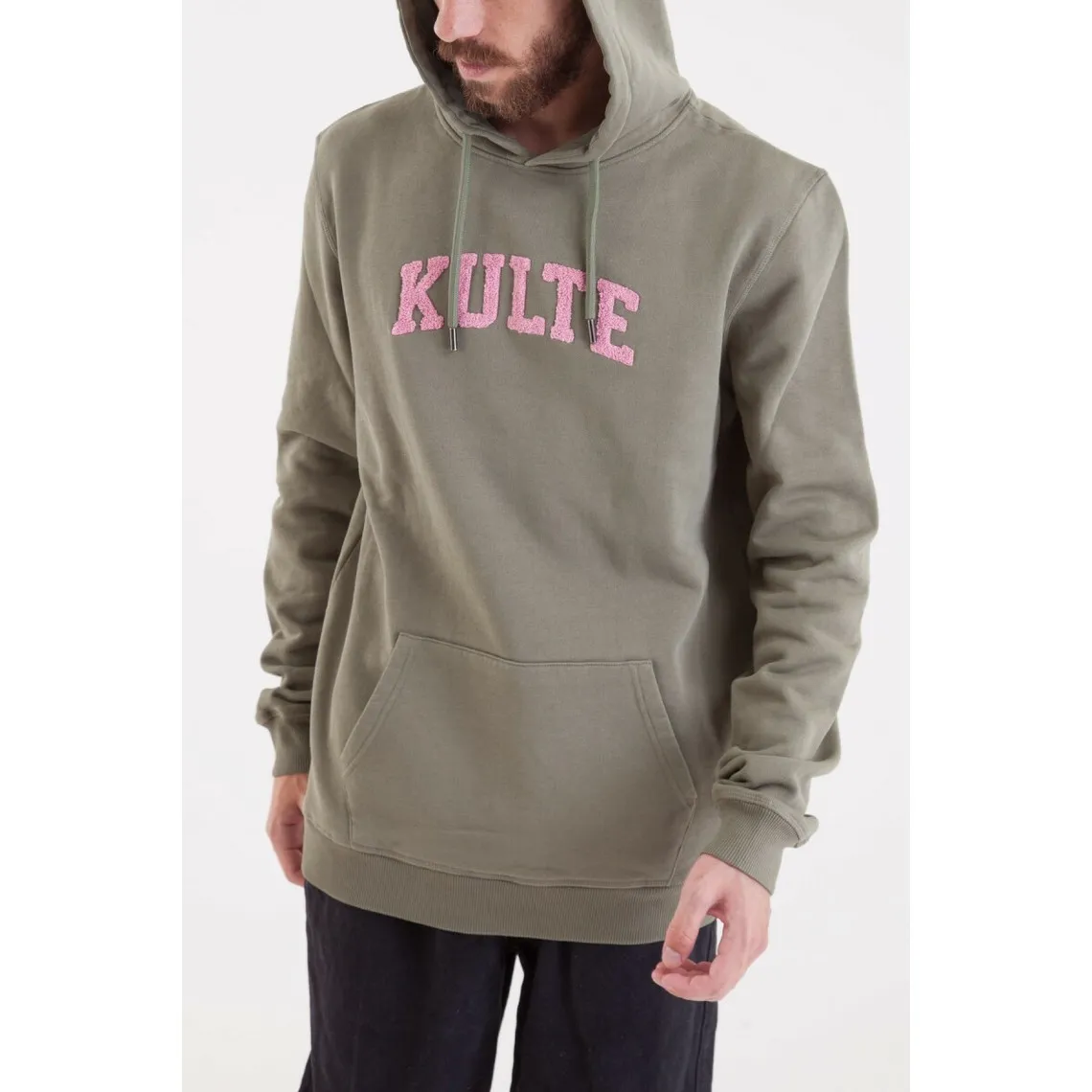 Sweatshirt CORPO ATHLETIC - Kaki  en coton | 3 Suisses