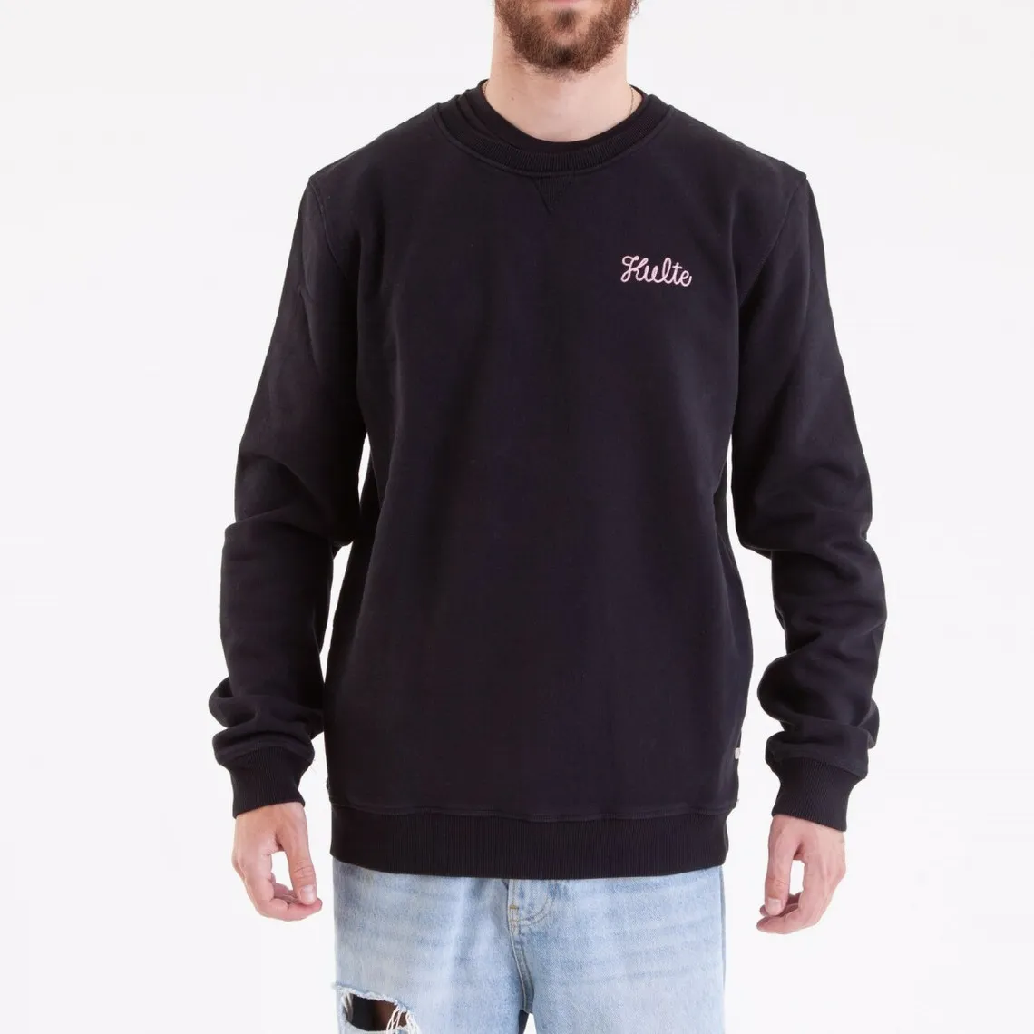 Sweatshirt CORPO SCRIPT - Noir  en coton | 3 Suisses