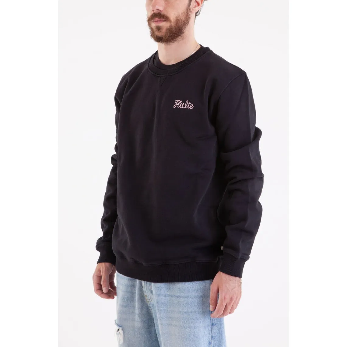 Sweatshirt CORPO SCRIPT - Noir  en coton | 3 Suisses