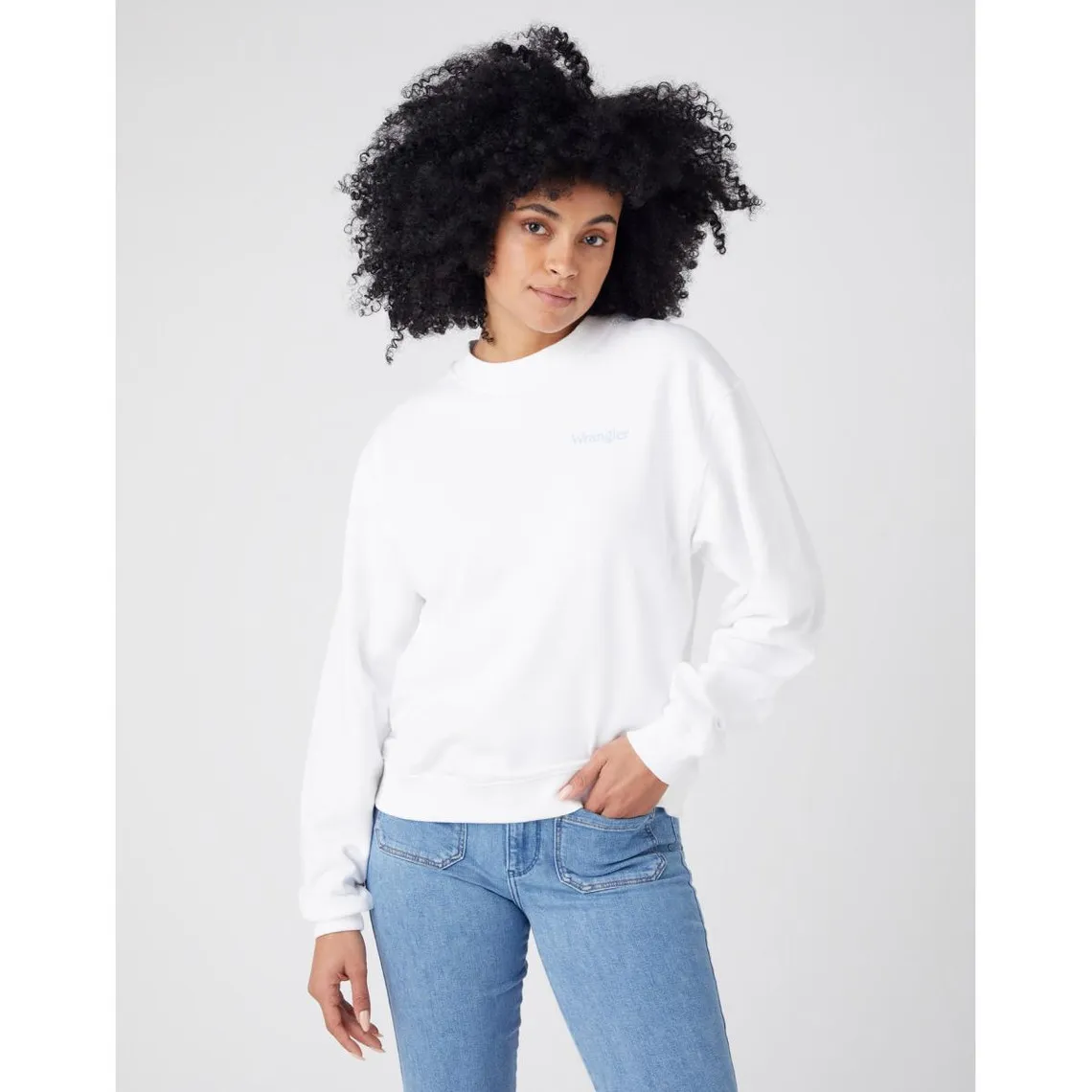 Sweatshirt en coton blanc pour femme | 3 Suisses