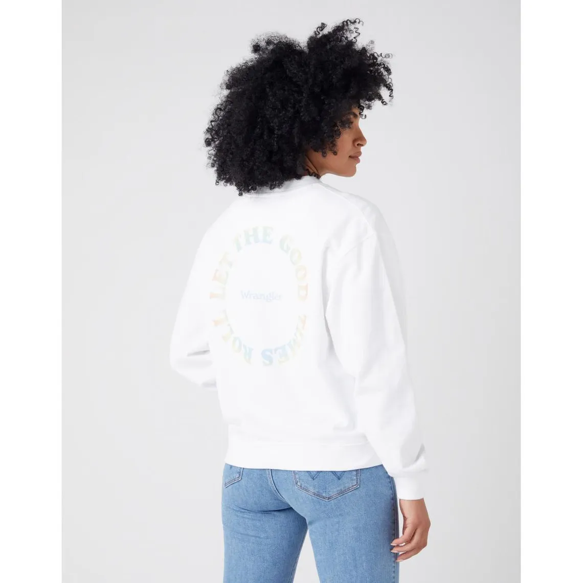 Sweatshirt en coton blanc pour femme | 3 Suisses