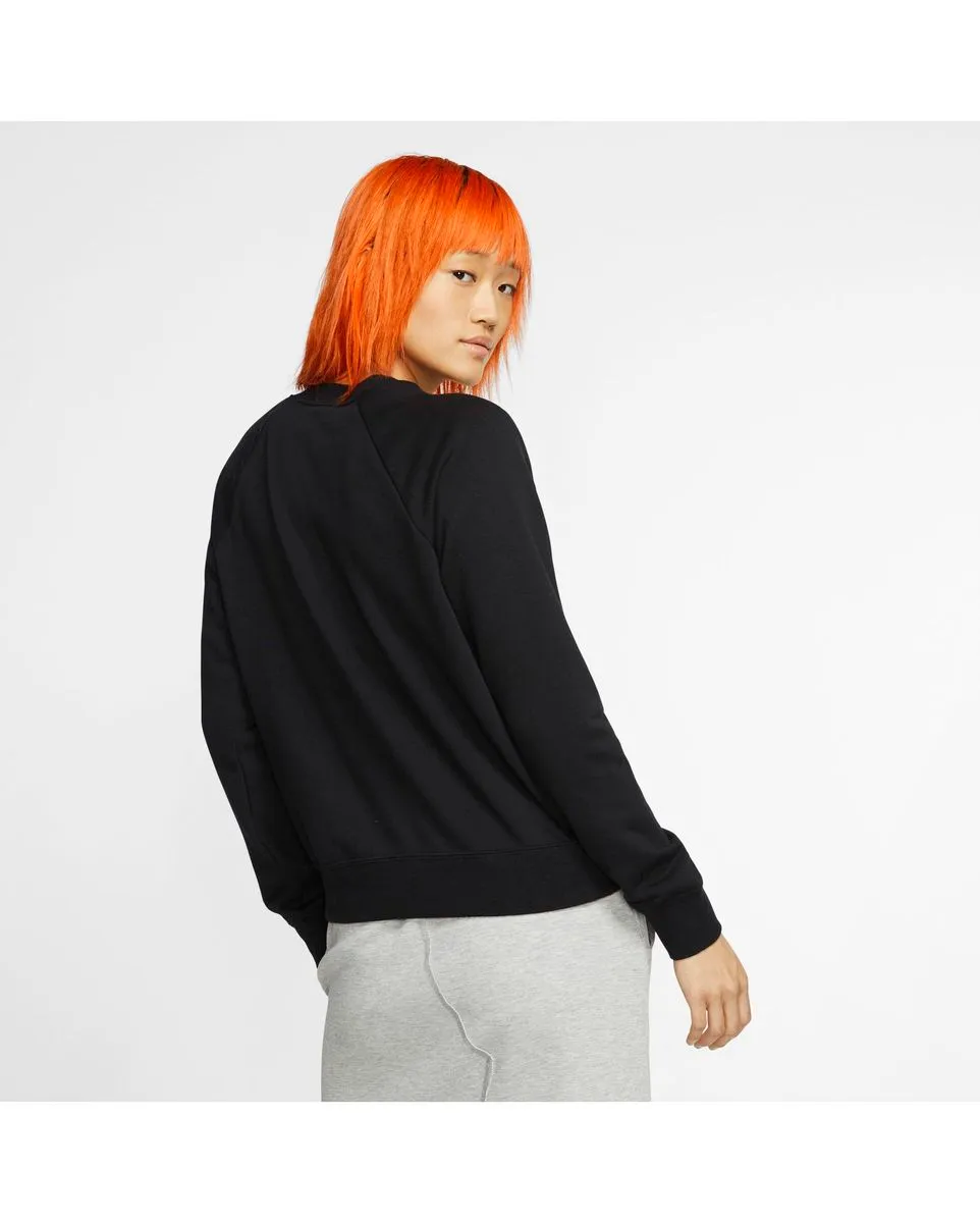 Sweatshirt femme W NSW ESSNTL CREW FLC HBR Noir