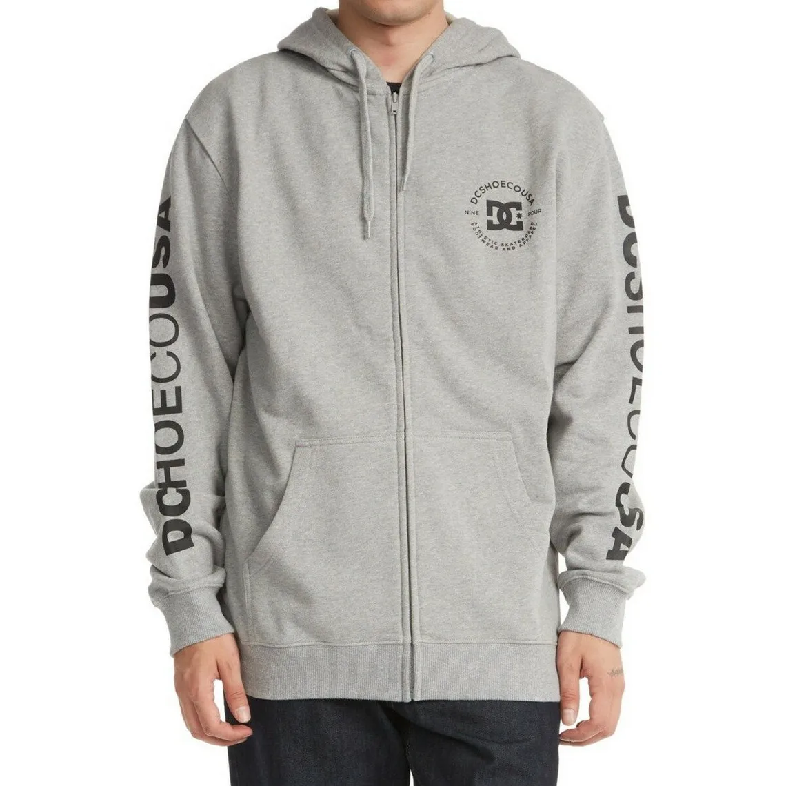 Sweatshirt homme gris moyen en coton | 3 Suisses