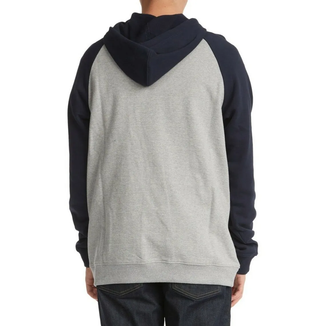 Sweatshirt homme gris moyen/bleu marine en coton | 3 Suisses