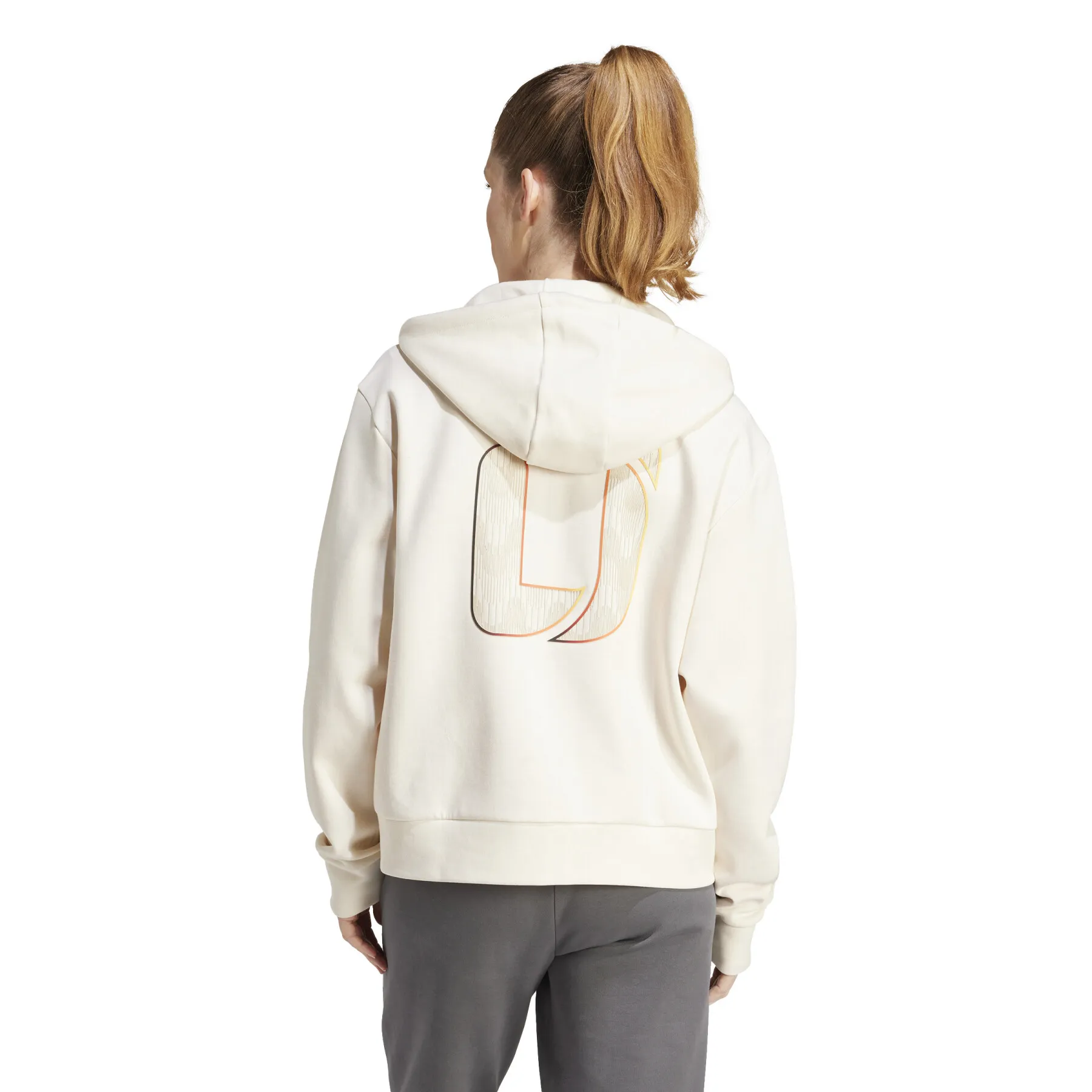 Sweatshirt zippé femme adidas Team D