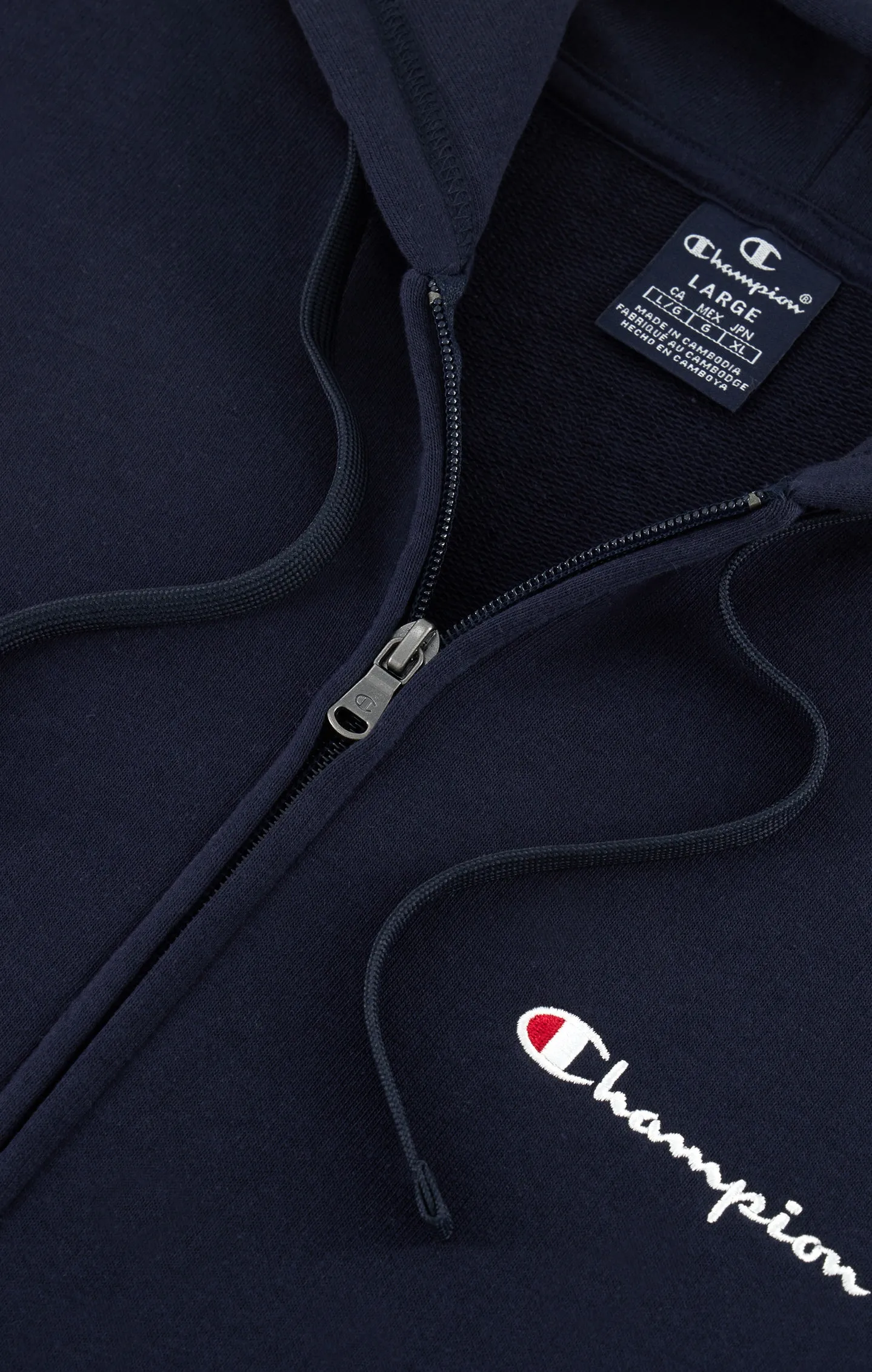 Sweatshirt zippé à capuche et petit logo Champion | Champion France