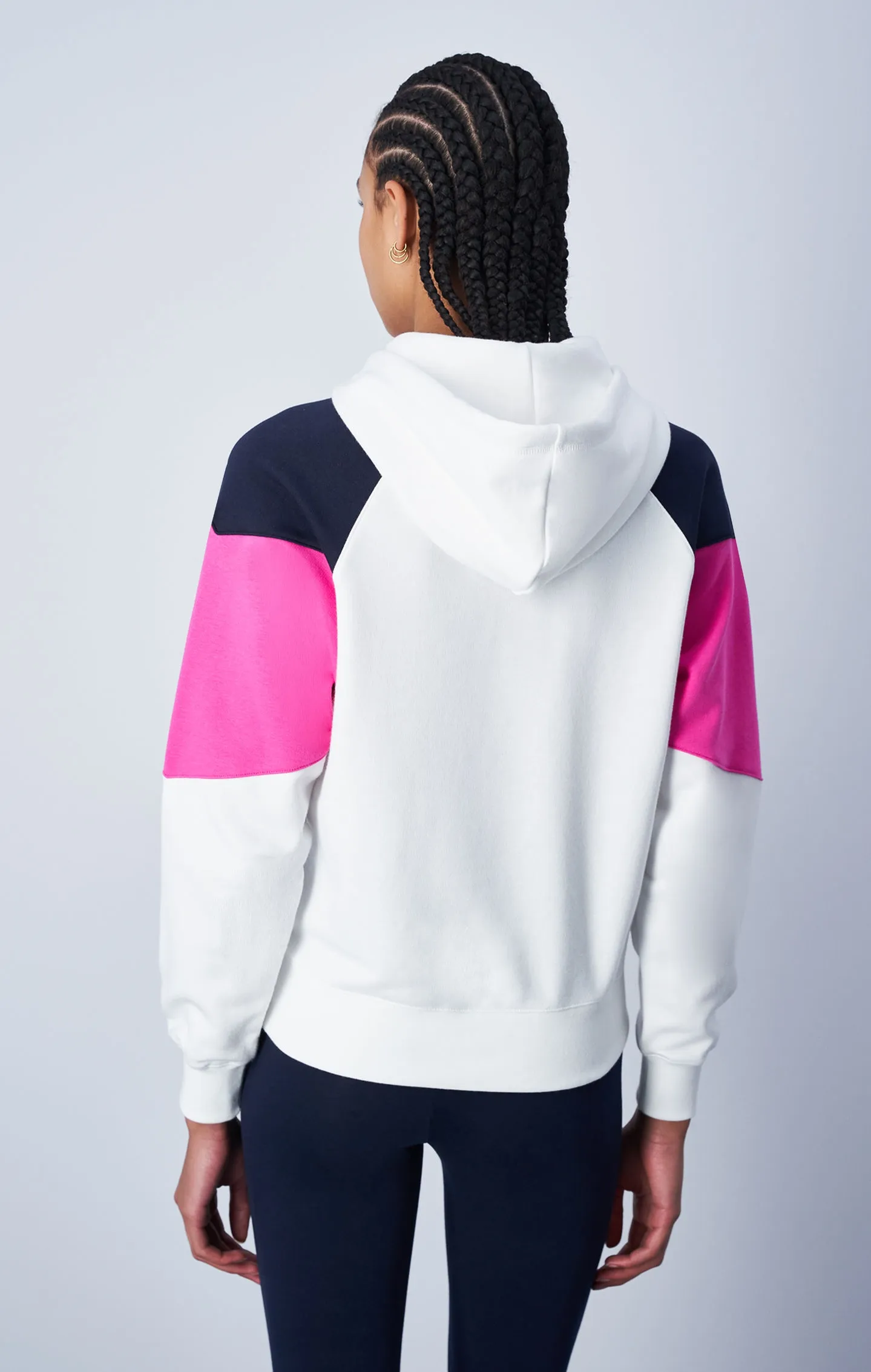 Sweatshirt à capuche léger motif colour-block | Champion France