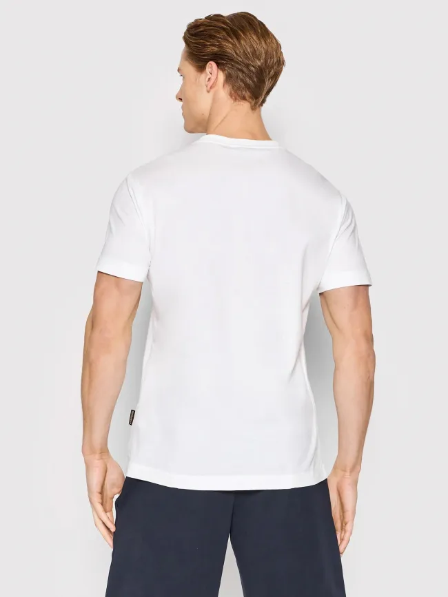 T-shirt ayas logo blanc homme - Napapijri | wimod