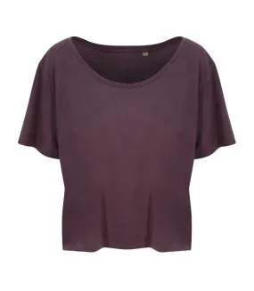 T-shirt daintree femme violet sombre Ecologie