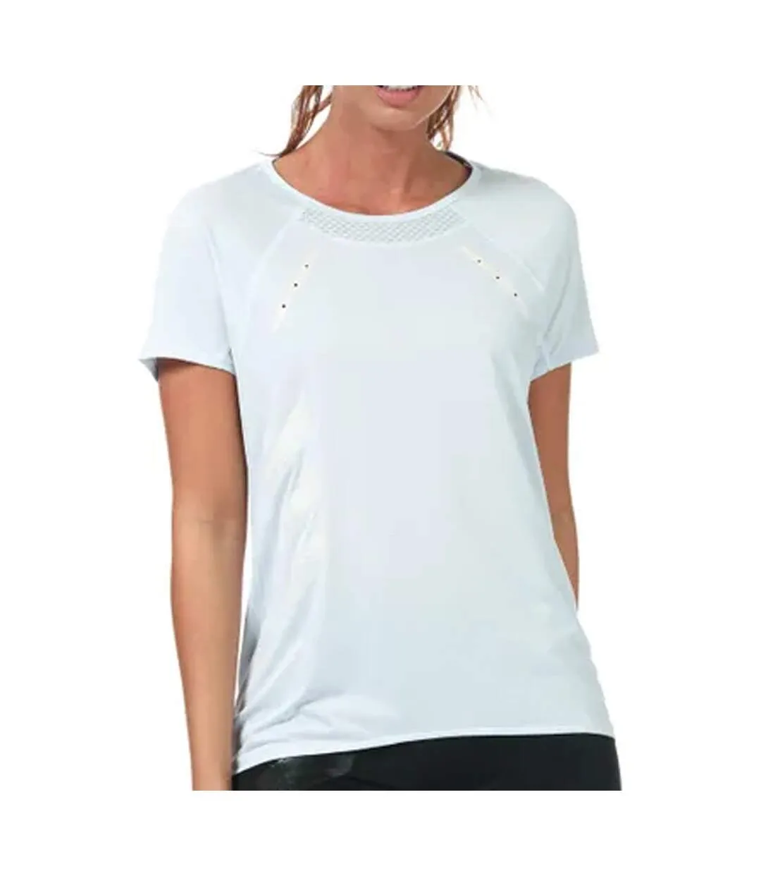 T-shirt de Running Bleu Femme Adidas Hea