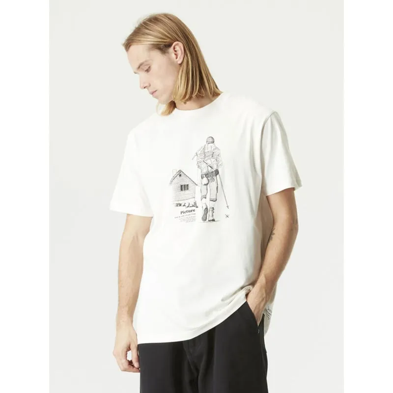 T-shirt logo blanc anthracite homme - Adidas | wimod