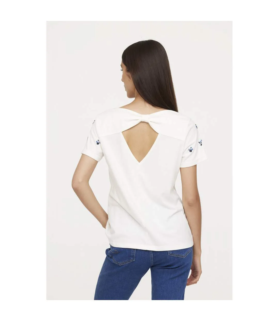 T-shirt manches courtes coton regular ALORA