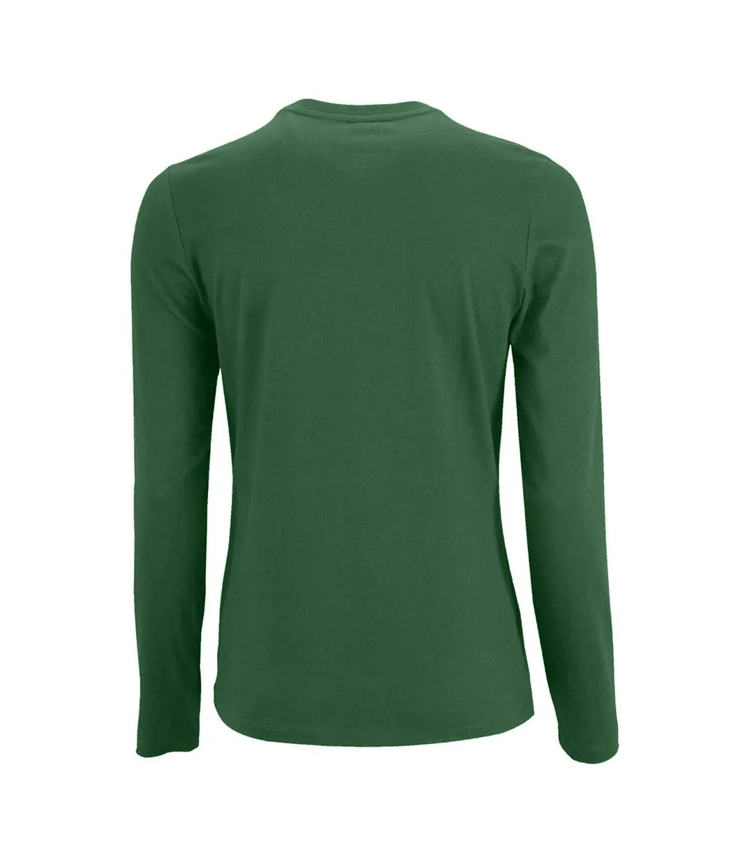 T-shirt manches longues imperial femme vert bouteille SOLS