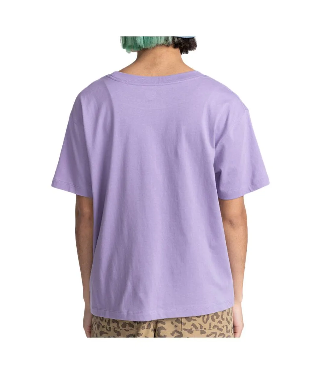 T-shirt Mauve Femme Element Logo Ss W