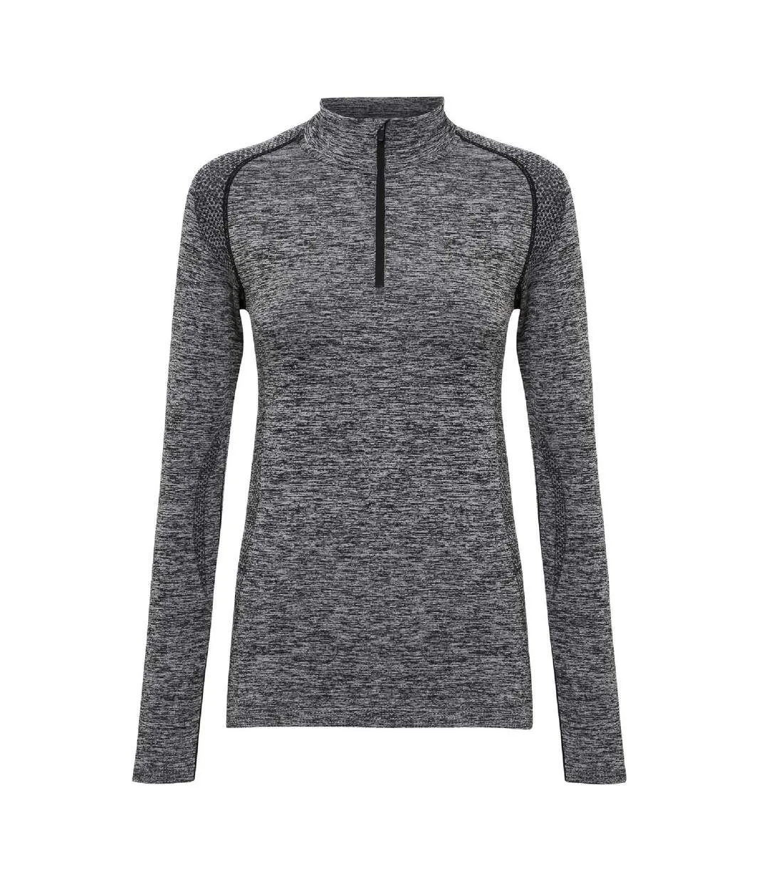 T-shirt zippé multi sport performance femme gris TriDri