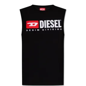 Tee-shirt sans manches coton noir  Diesel Underwear - Maillot de corps Homme sur MenCorner