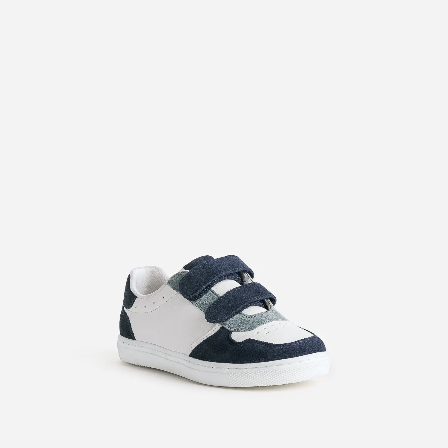 Tennis BUGGY blanche, marine, bleu grisé - Baskets / tennis Enfant | ERAM