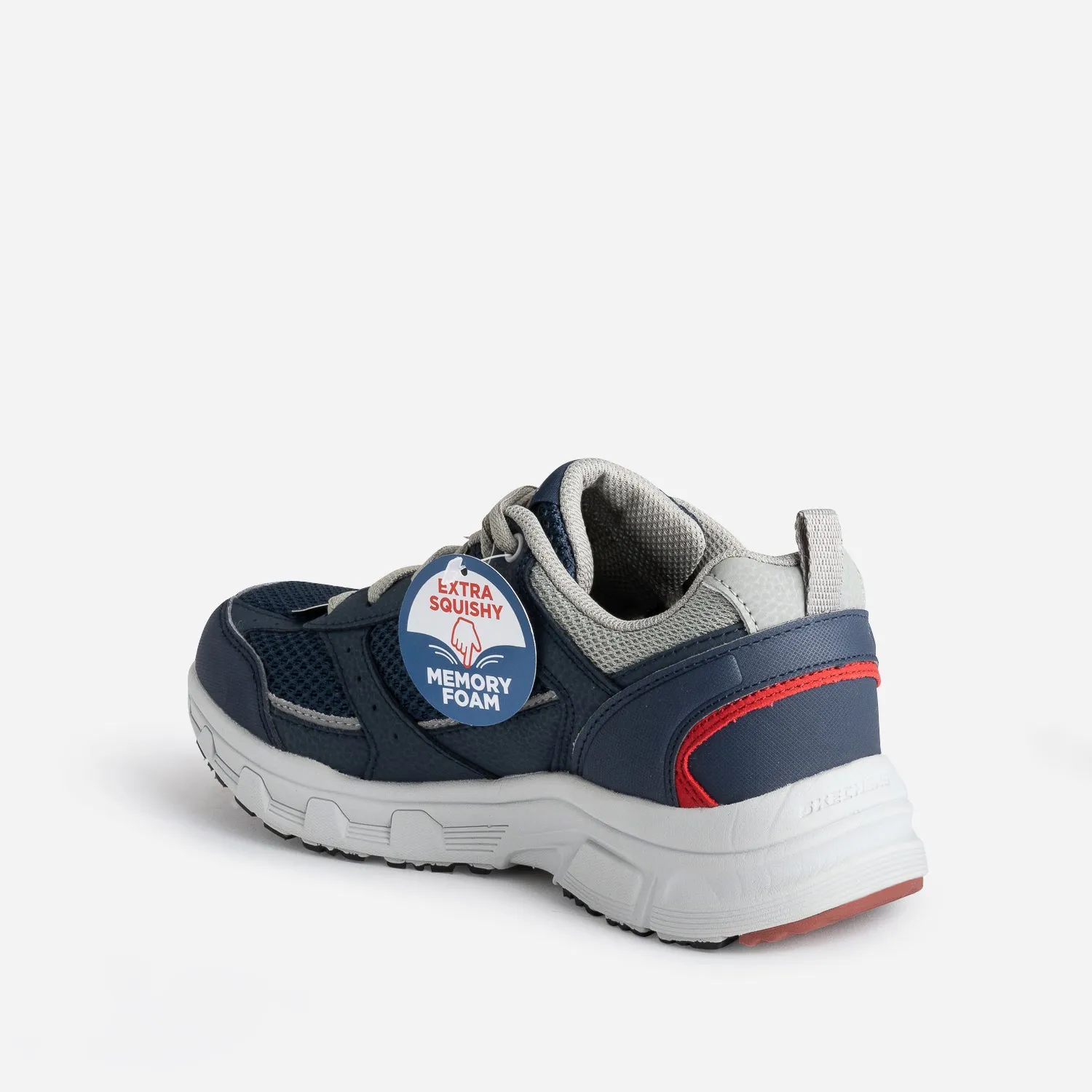 Tennis SKECHERS marine et grise bi-matière - Baskets / Tennis Sport | ERAM