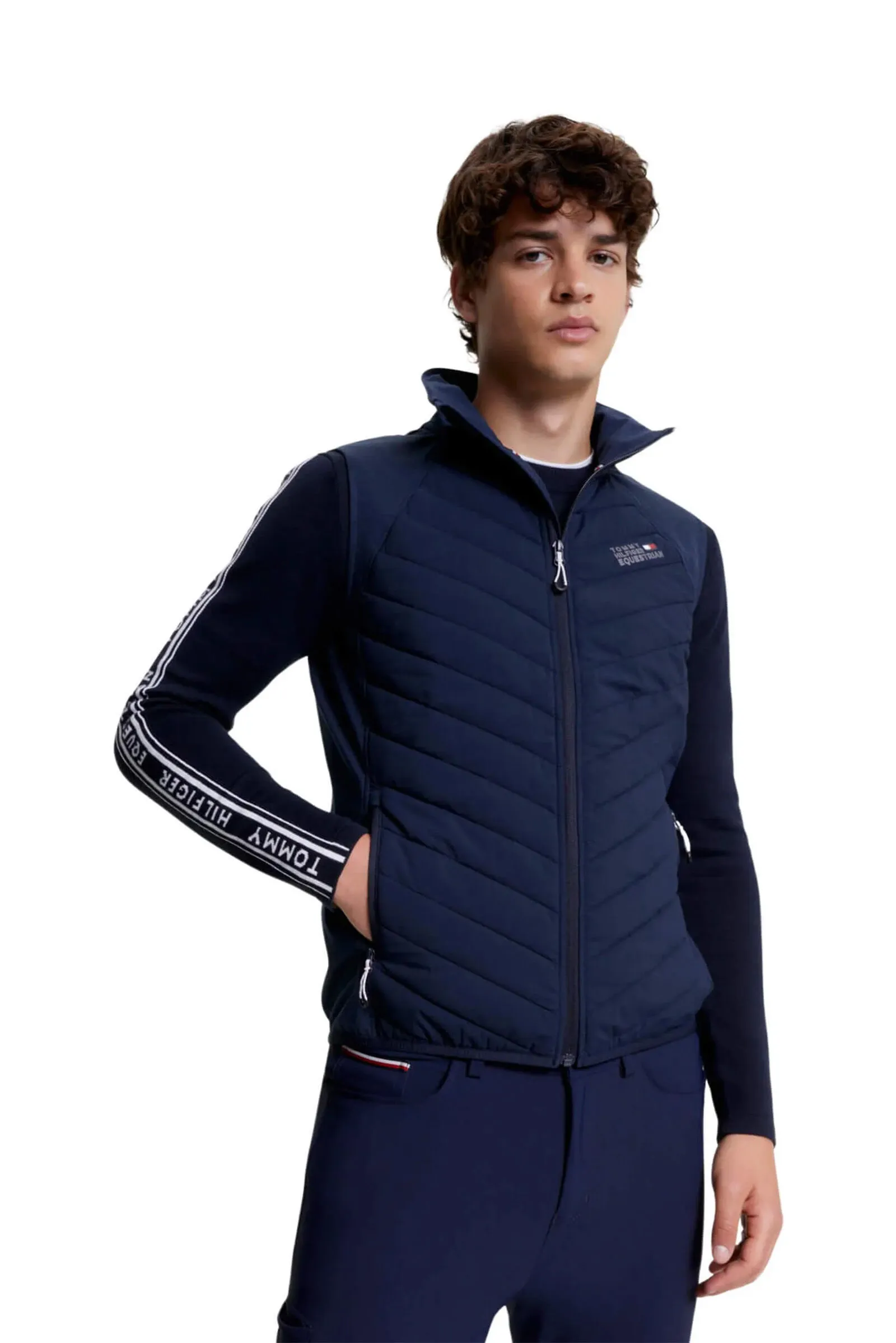 Tommy Hilfiger Equestrian Veste hybride isolée Gramercy pour hommes