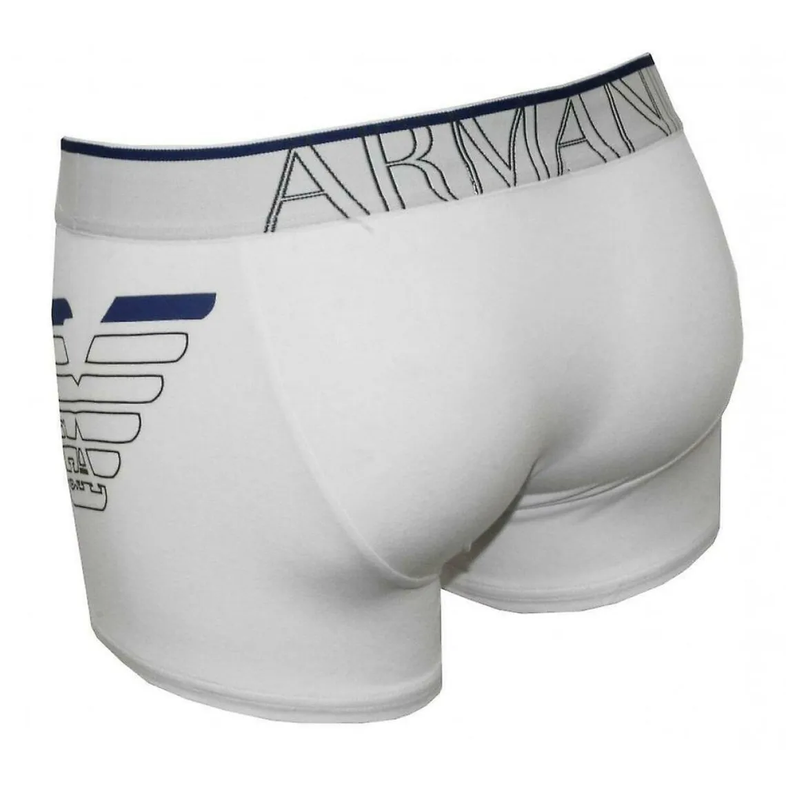 TRUNK BIANCO blanc en tissu Emporio Armani Underwear - Boxer & Shorty Homme sur MenCorner