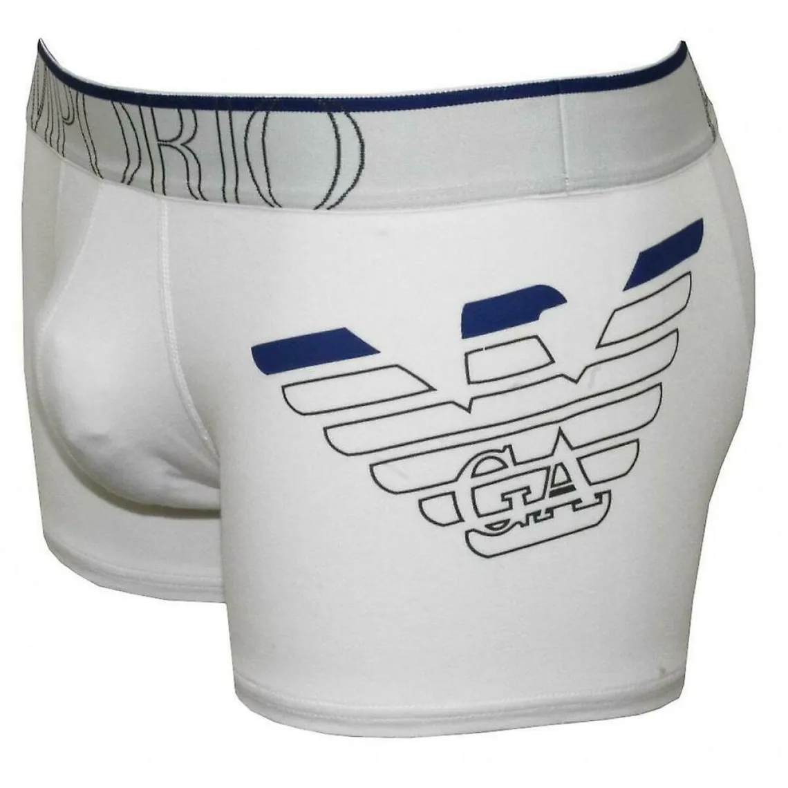 TRUNK BIANCO blanc en tissu Emporio Armani Underwear - Boxer & Shorty Homme sur MenCorner