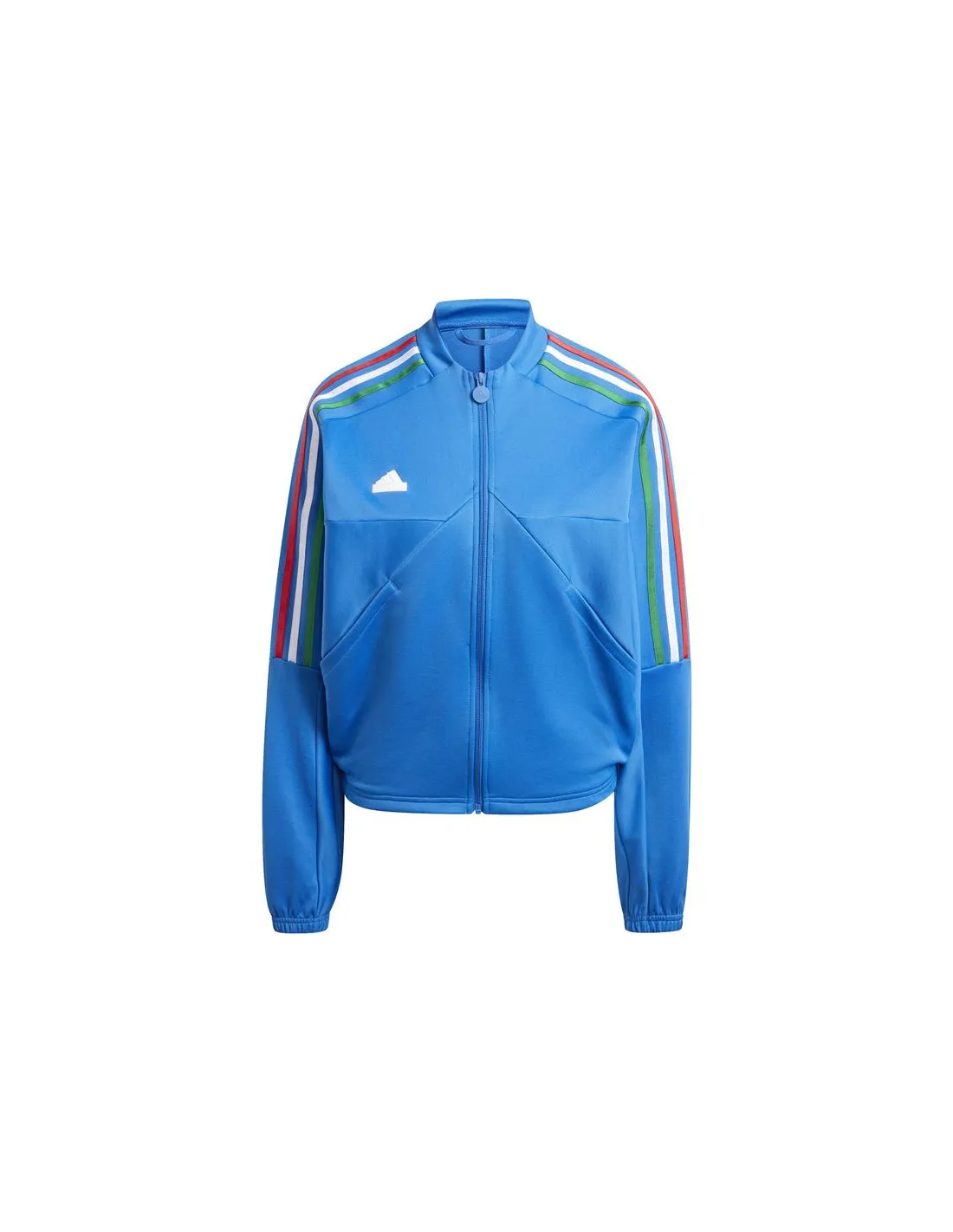 Veste adidas Haut Femme Tiro Cut 3 Stripes Track Blue/Green