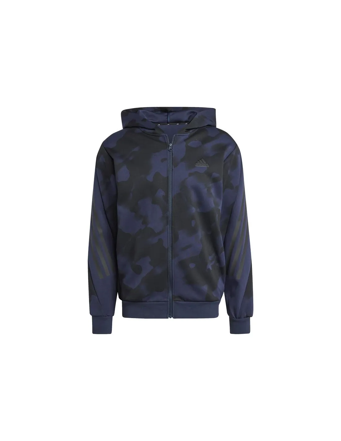 Veste adidas Homme Future Icons 3 Band Aop Full-Zip Marine