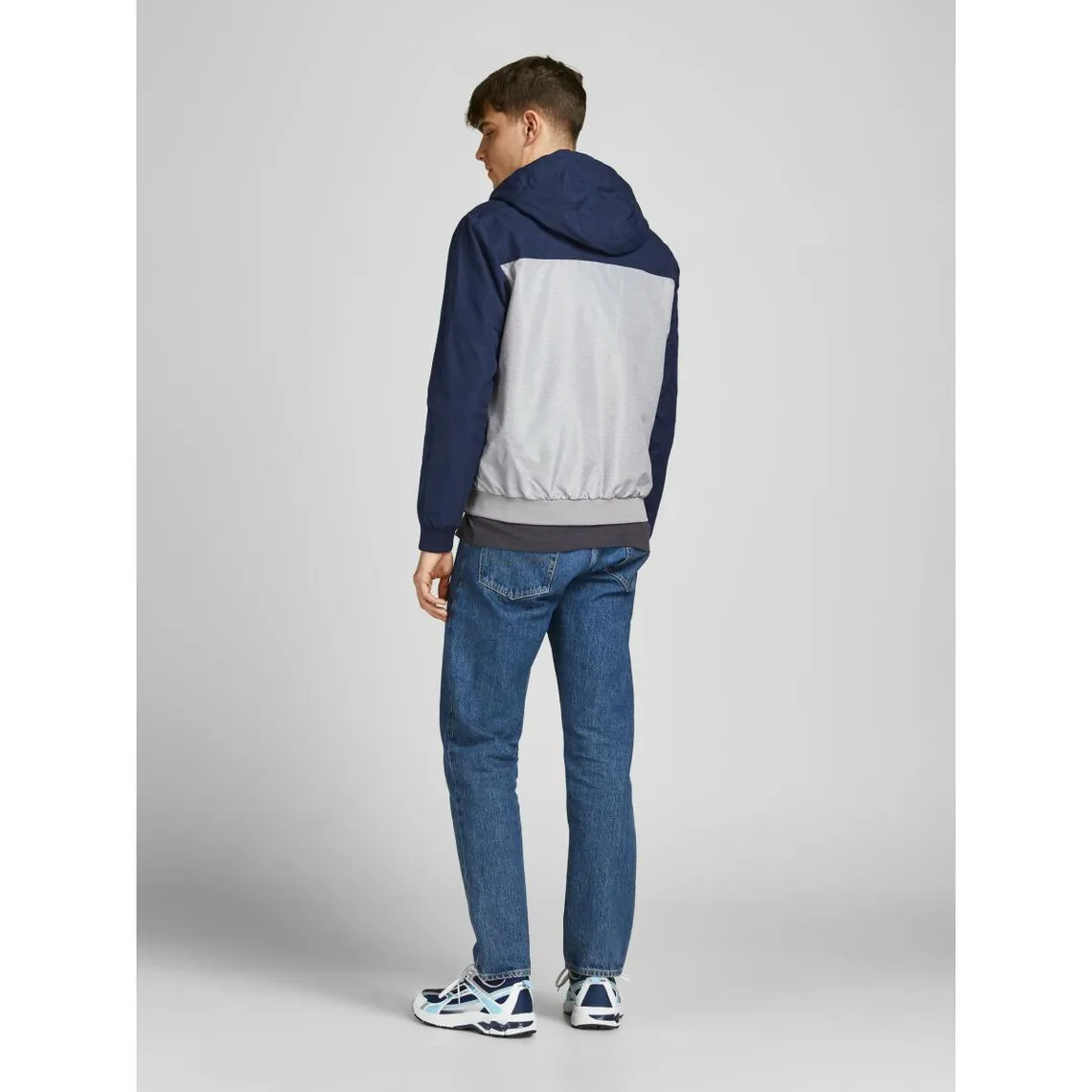 Veste bomber Capuche Manches longues Bleu Marine Liam | 3 Suisses