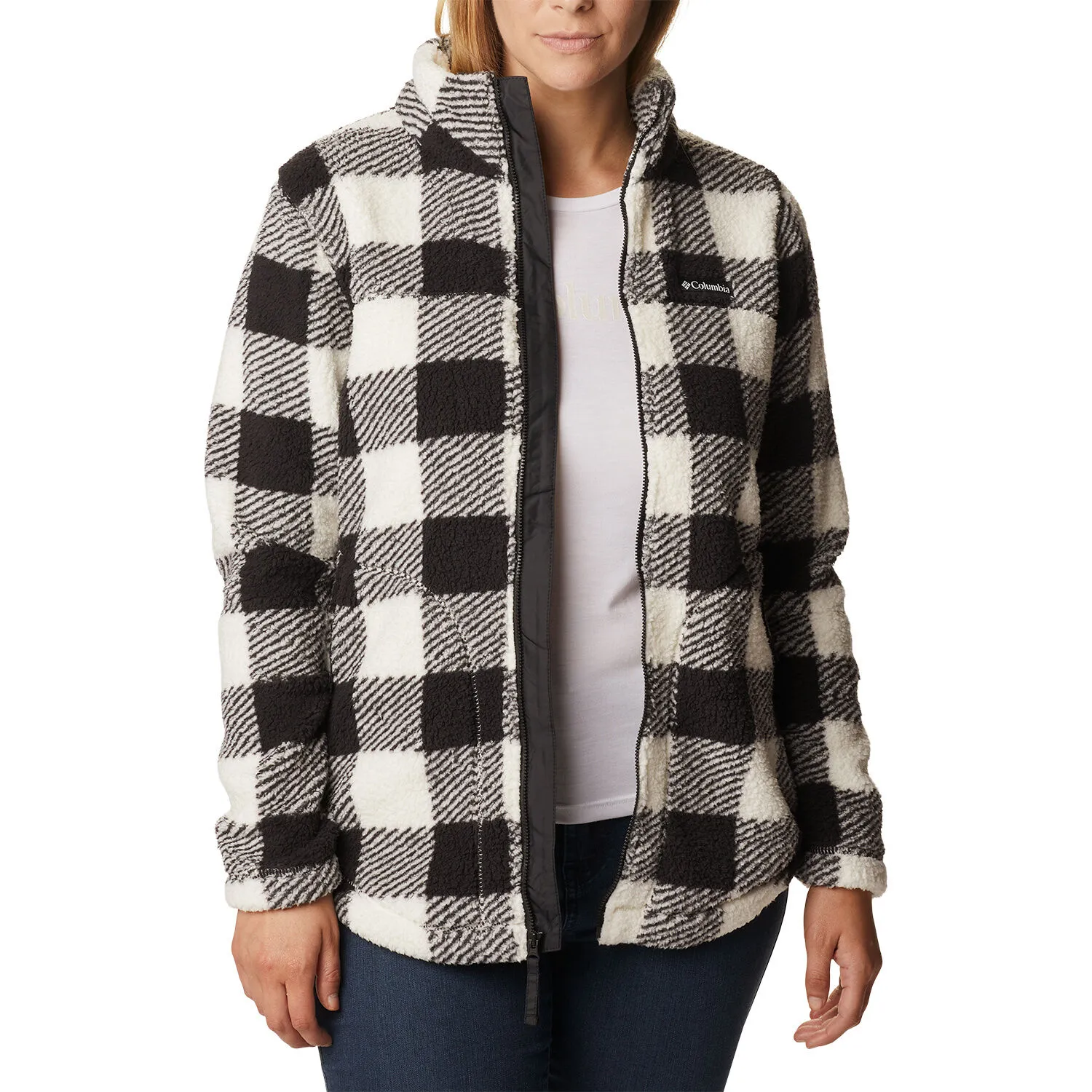 Veste dames Columbia West Bend™ Sherpa full zip ⋆ Lehner Versand