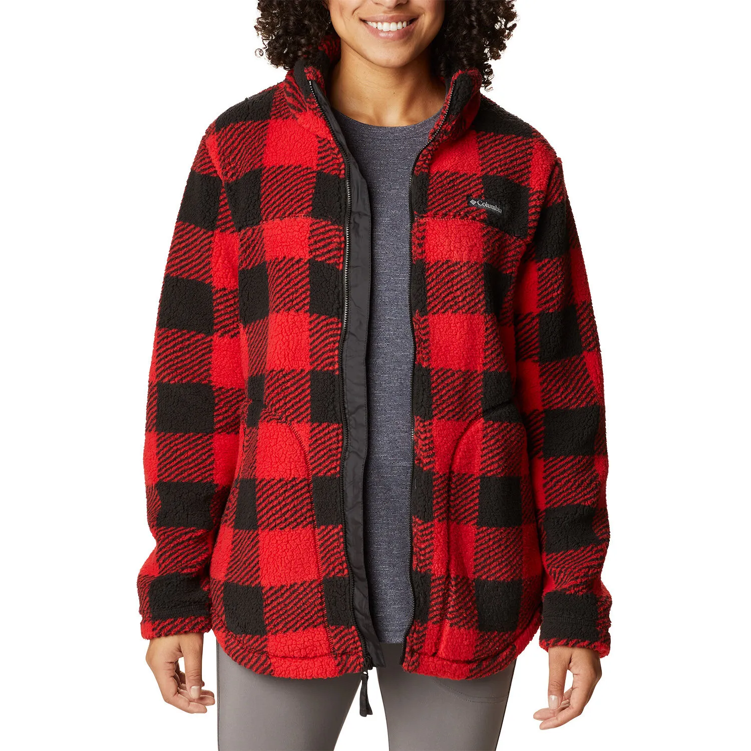 Veste dames Columbia West Bend™ Sherpa full zip ⋆ Lehner Versand