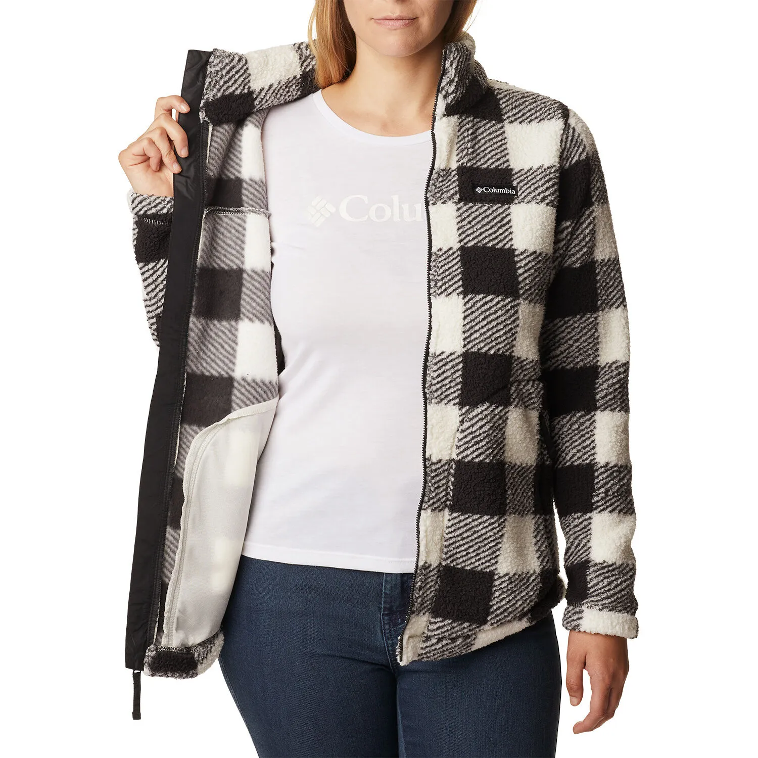 Veste dames Columbia West Bend™ Sherpa full zip ⋆ Lehner Versand