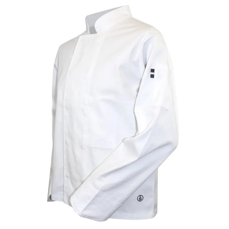 Veste de cuisine manches longues 100% coton pas cher | LMA MERLAN