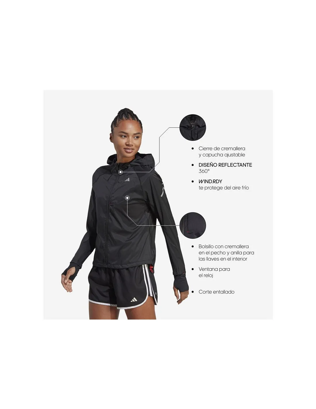 Veste de running adidas Fast Women