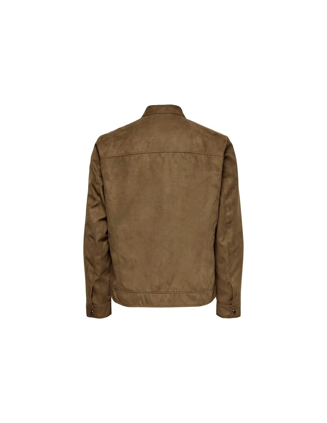 Veste Only & Sons willow Fake Suede Cognac Homme