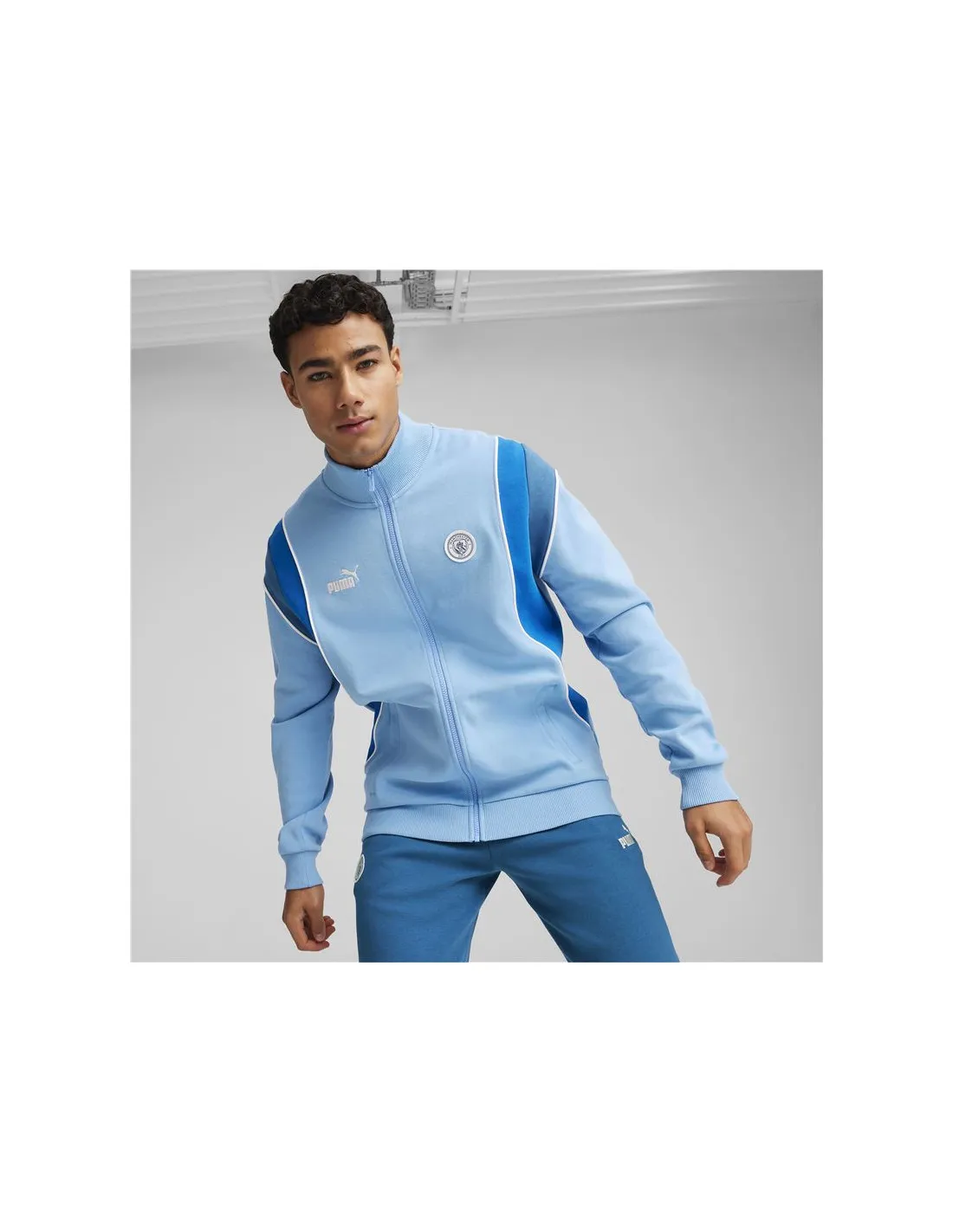 Veste par Football Puma Manchester City FtblArchive Bleu Homme