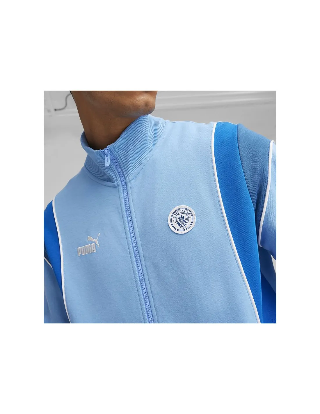 Veste par Football Puma Manchester City FtblArchive Bleu Homme