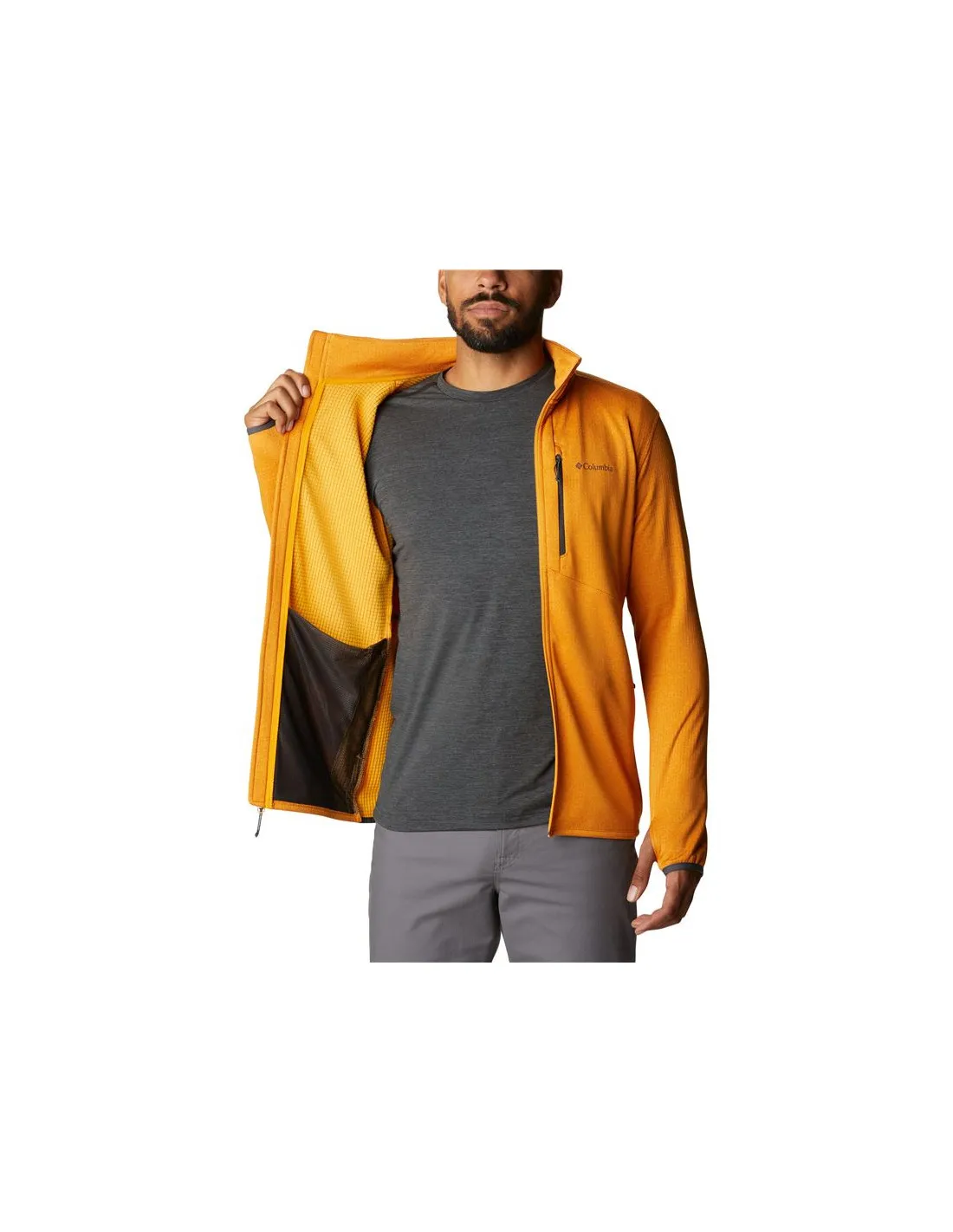 Veste polaire Columbia Park View™ Fleece Full Zip Men Orange