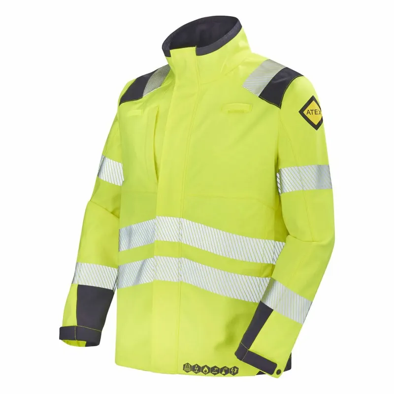 Veste softshell haute visibilité multinormes Cepovett | Tenues ATEX