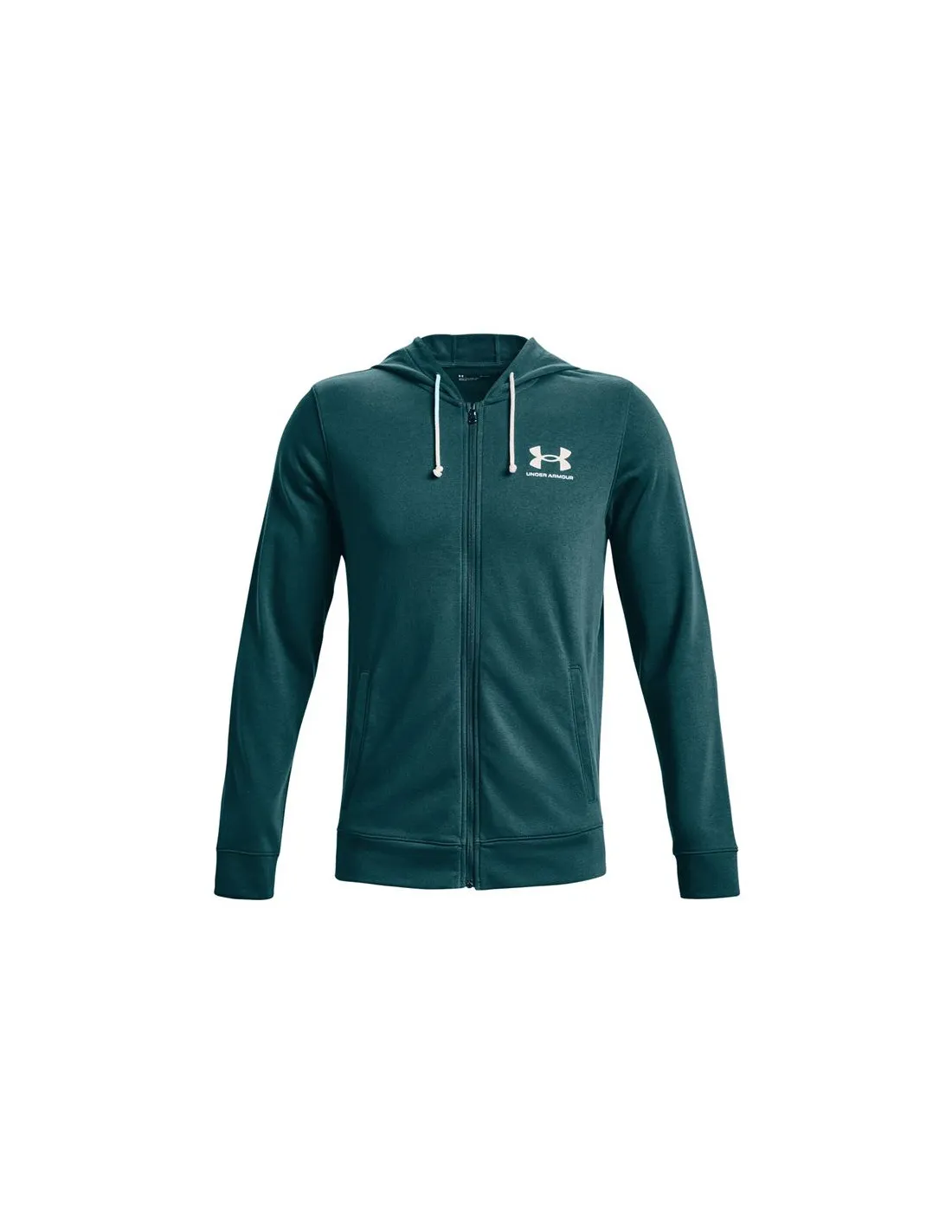 Veste turquoise Under Armour Rival Terry Man