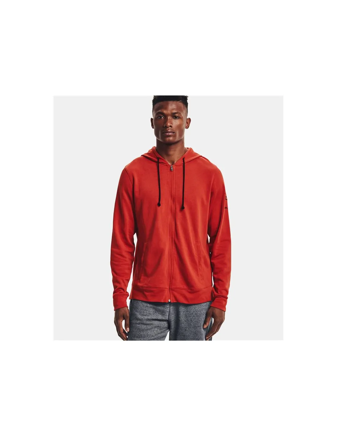 Veste Under Armour Rival Terry Man Rouge/Noir